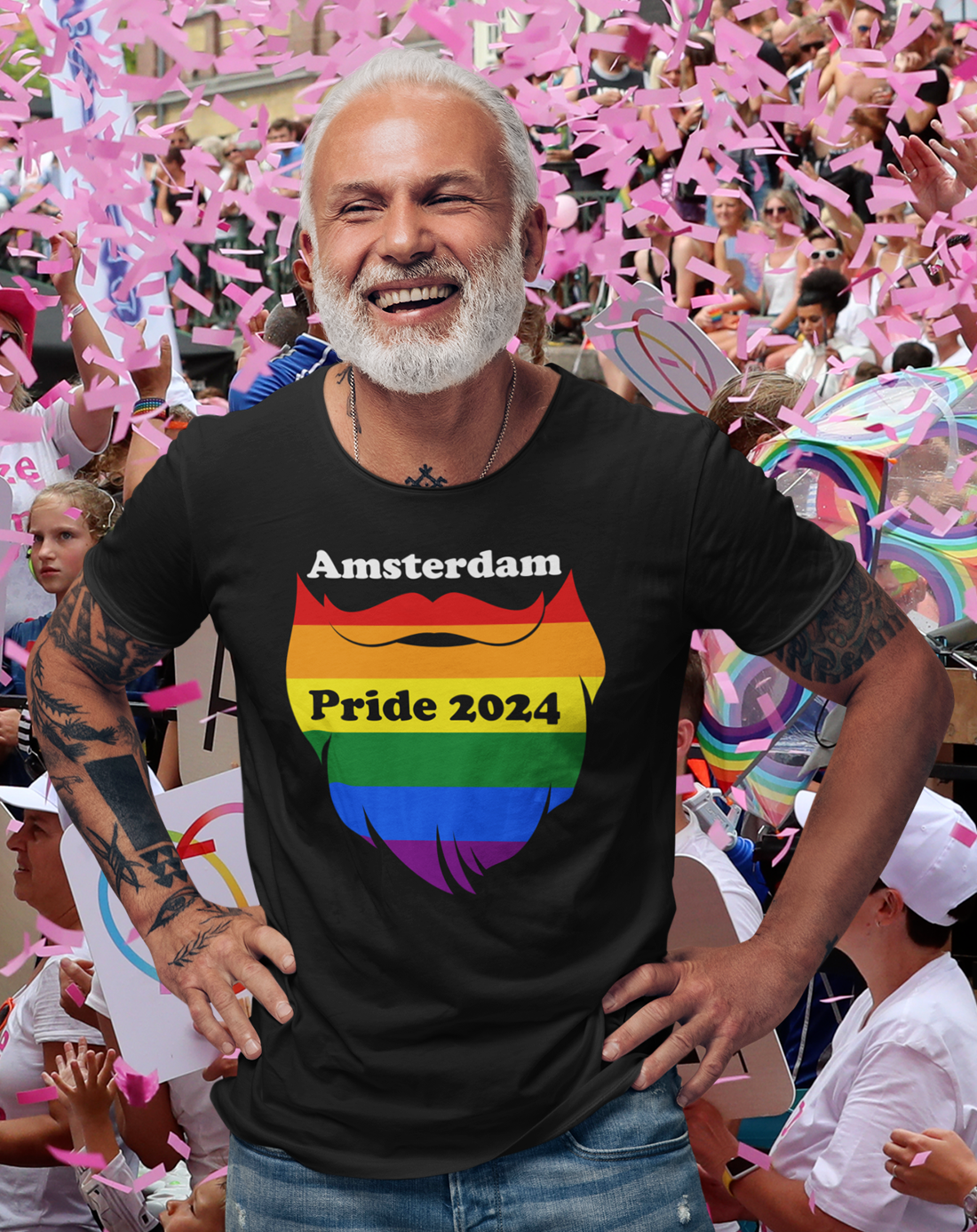 Amsterdam - Pride 2024 - Heren T-Shirt