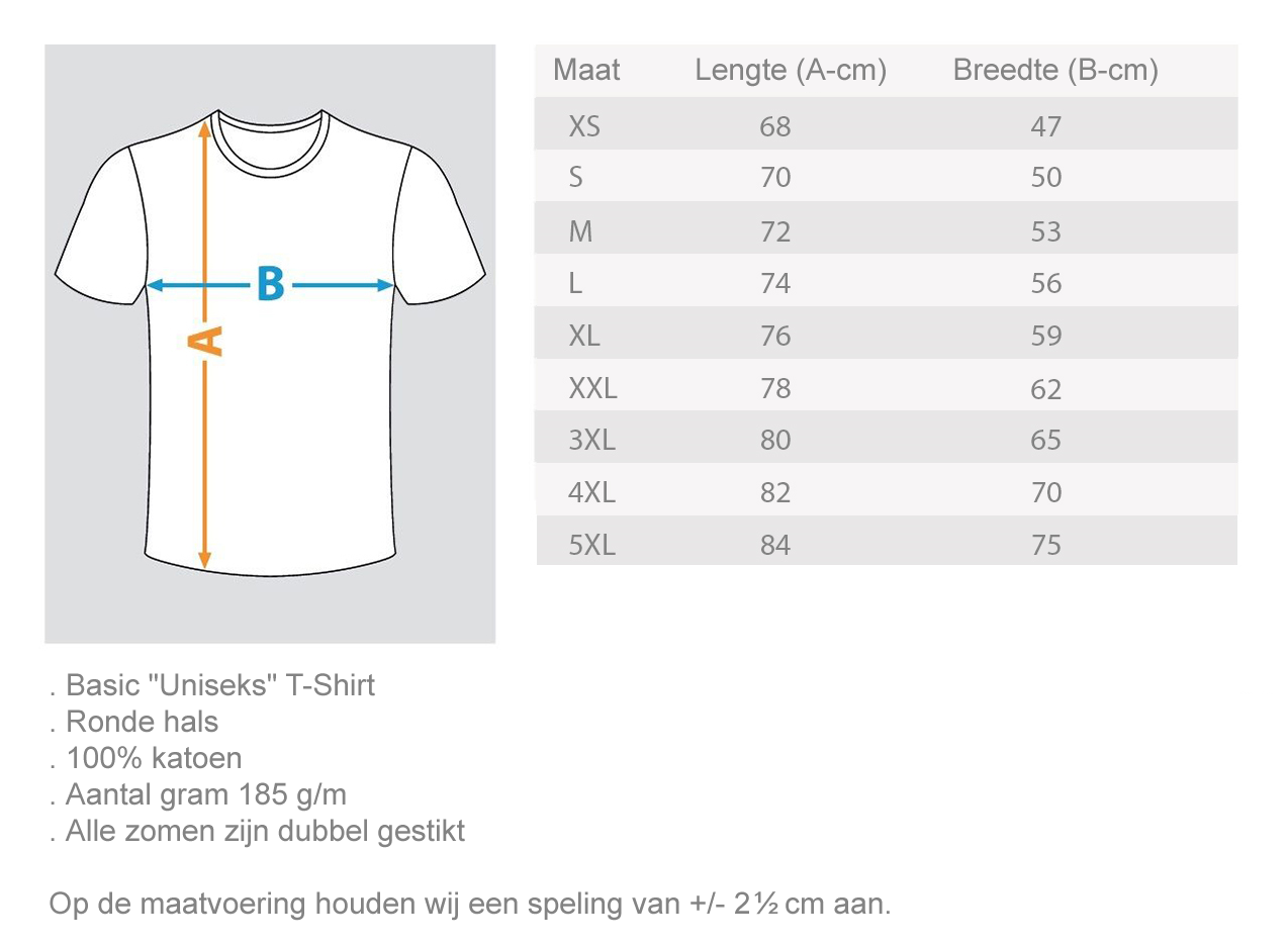 Geef mij maar Amsterdam ... - Uniseks T-Shirt