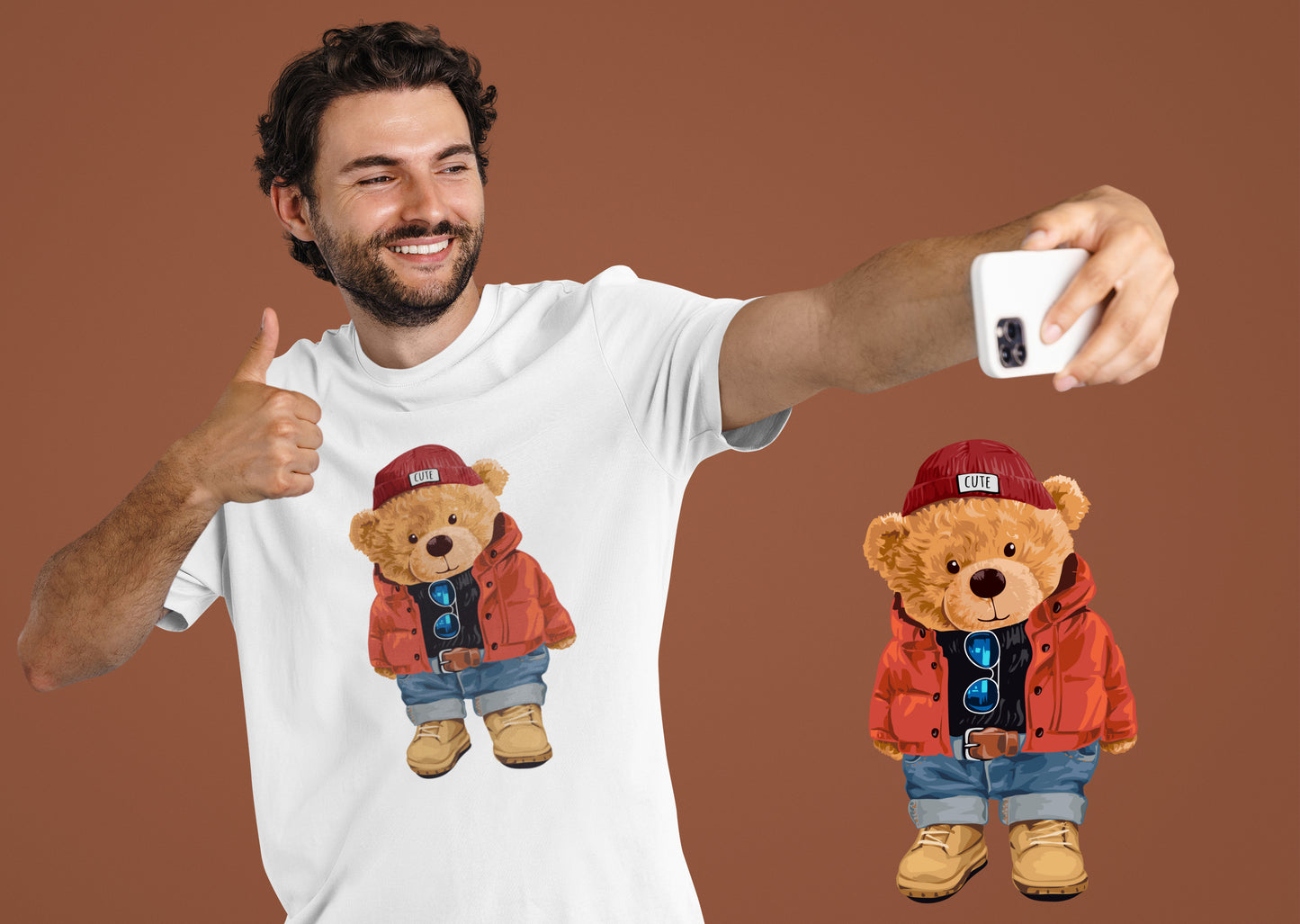 Casual - Uniseks Beren T-Shirt 🐻🐻🐻
