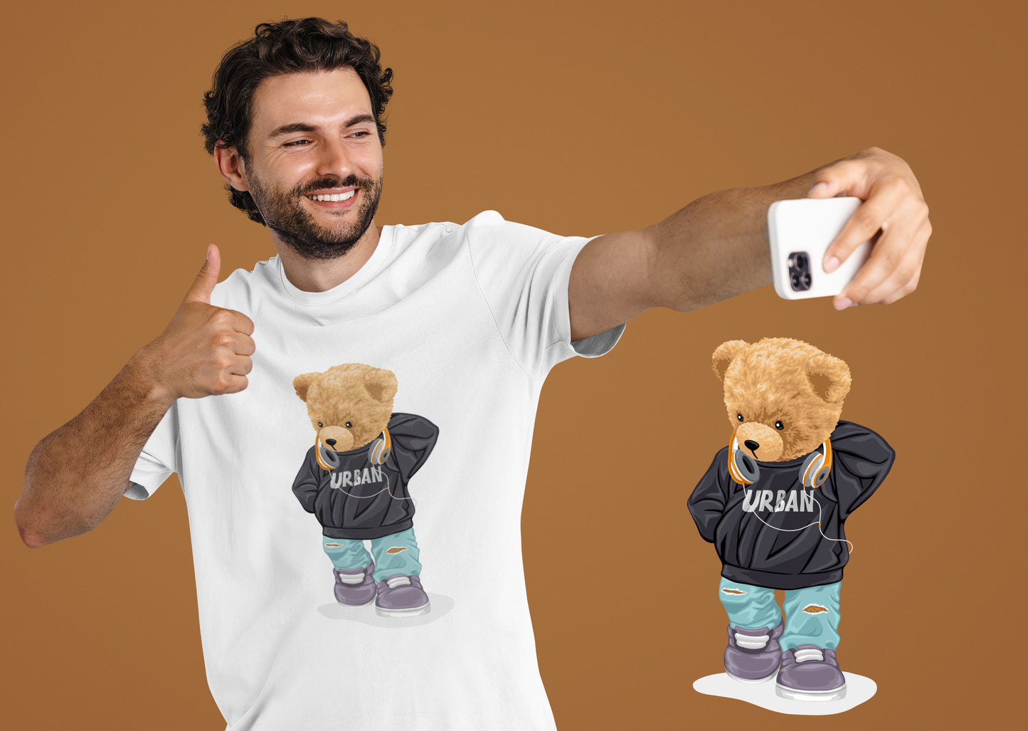 Urban - Uniseks Beren T-Shirt 🐻🐻🐻