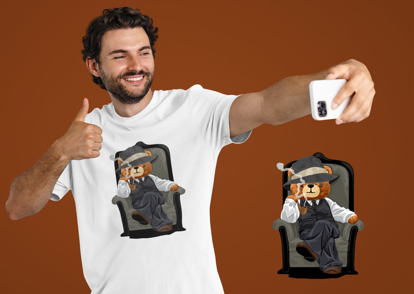 Opa - Uniseks Beren T-Shirt 🐻🐻🐻
