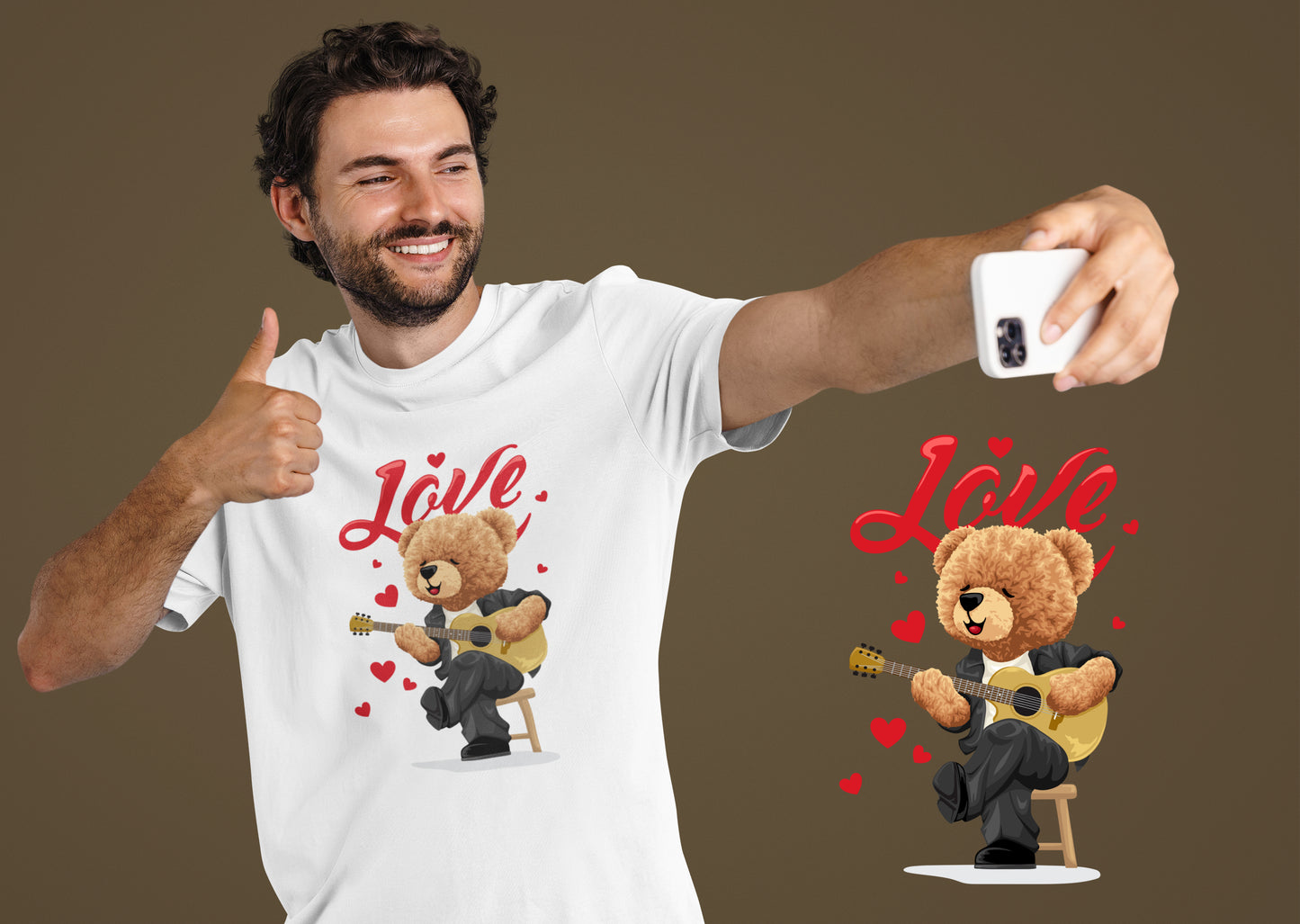 Love - Uniseks Beren T-Shirt 🐻🐻🐻