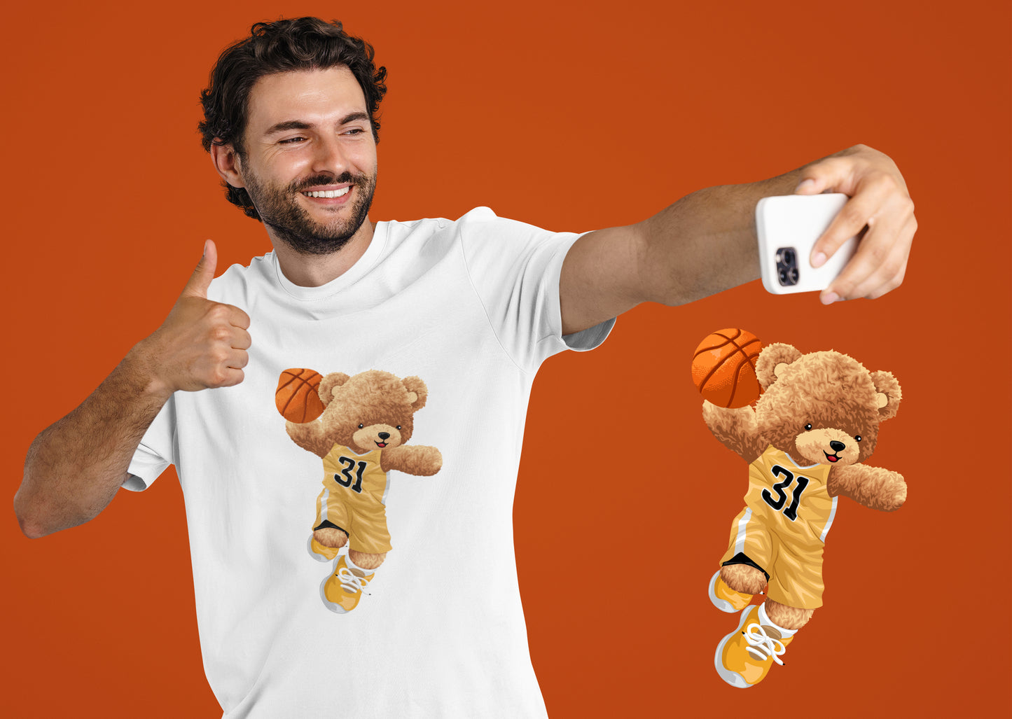 Basketballer - Uniseks Beren T-Shirt 🐻🐻🐻