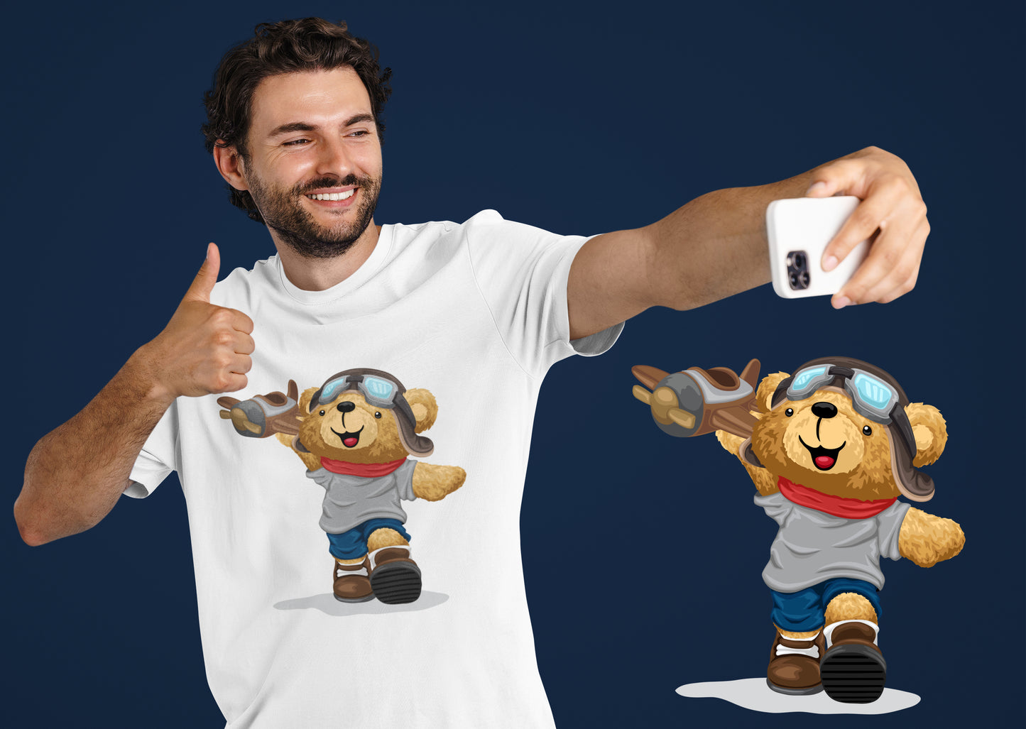 Piloot - Uniseks Beren T-Shirt 🐻🐻🐻