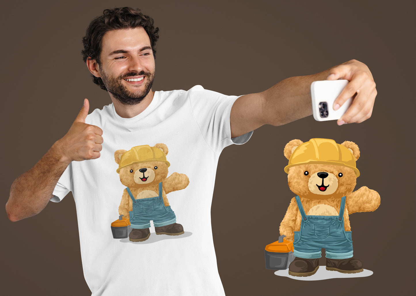Bouwvakker - Uniseks Beren T-Shirt 🐻🐻🐻