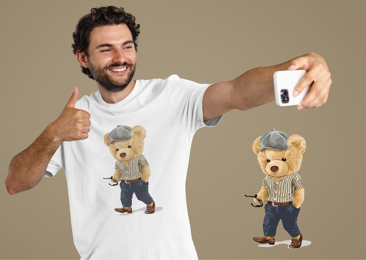 College - Uniseks Beren T-Shirt 🐻🐻🐻