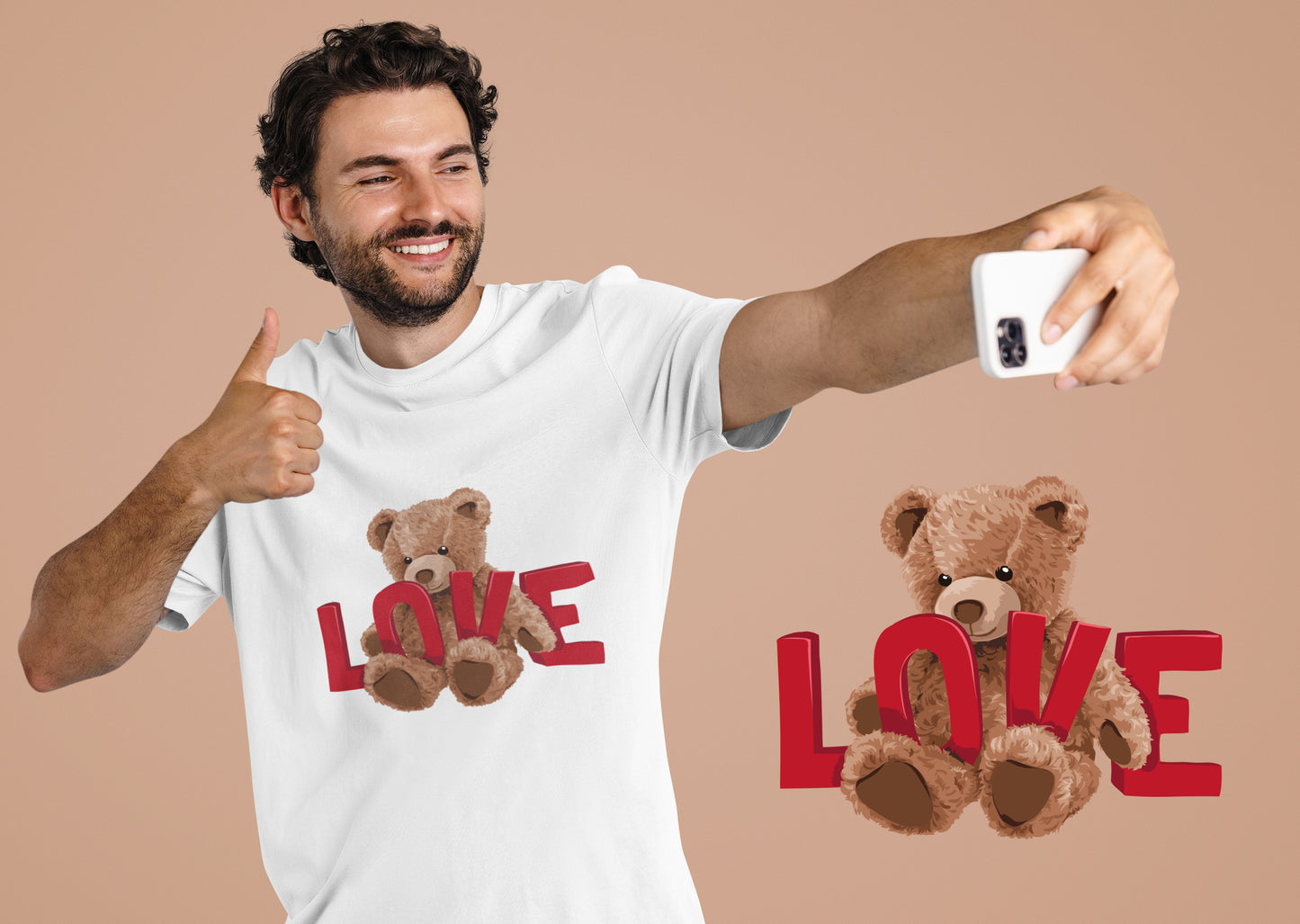 Love - Uniseks Beren T-Shirt 🐻🐻🐻