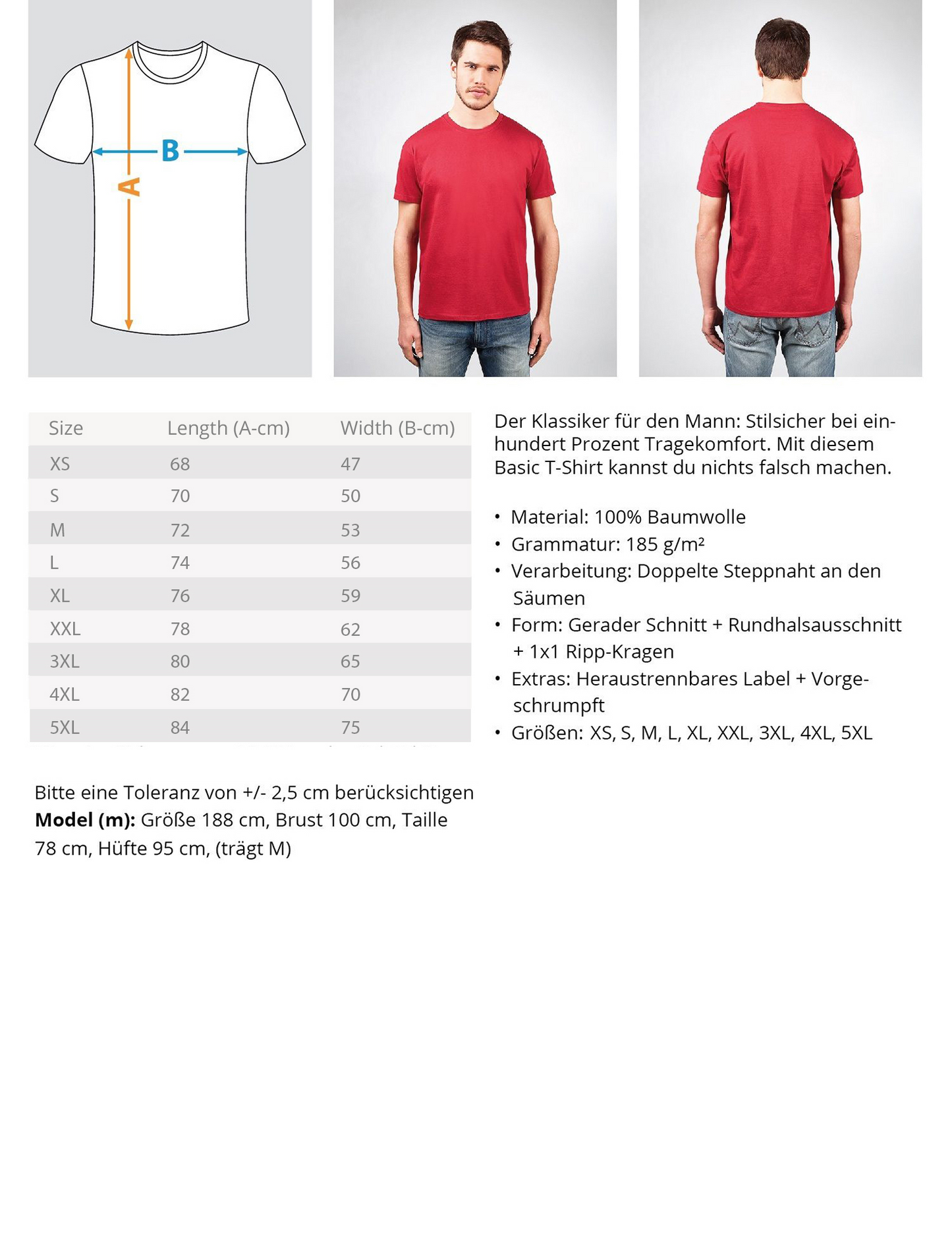 Holland EK 2024 - Uniseks T-Shirt  (voor- en achterkant bedrukt)